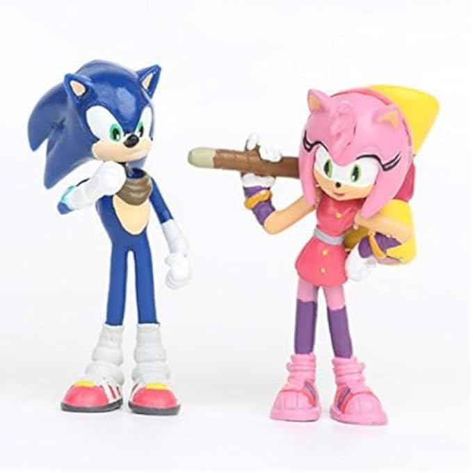 STRBOXONG 6PCS/SET SONIC FIGURES HEDGEHOG TOYS PVC TOY SONIC SHADOW TAILS CHARACTERS FIGURE TOYS FOR CHILDREN ANIMALS TOYS SET 6-8CM - Image 4